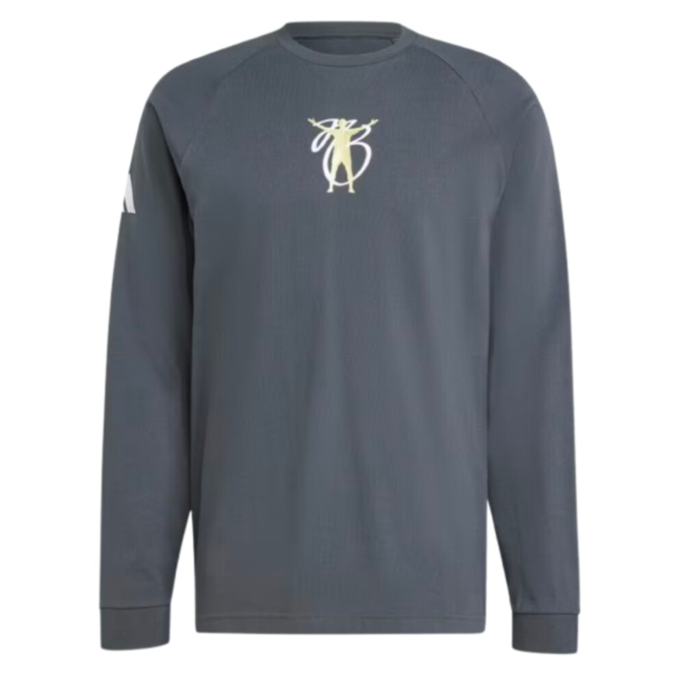 (S) 2024-2025 adidas Jude Bellingham Long Sleeve Tee (Grey)