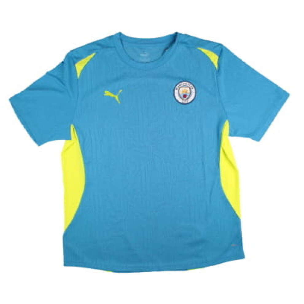 Puma (M) 2024-2025 Man City Training Shirt Pro (Blue) Blue