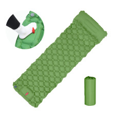 (wie Bild-Ein Sitz) Outdoor-Isomatte, Camping, aufblasbare Matratze, integrierte Pumpe, ultraleichte