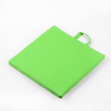 (Quadratisch – Grasgrün – 38 x 38 x 3 cm) Modernes, minimalistisches Outdoor-Picknick-Camping-Kissen,