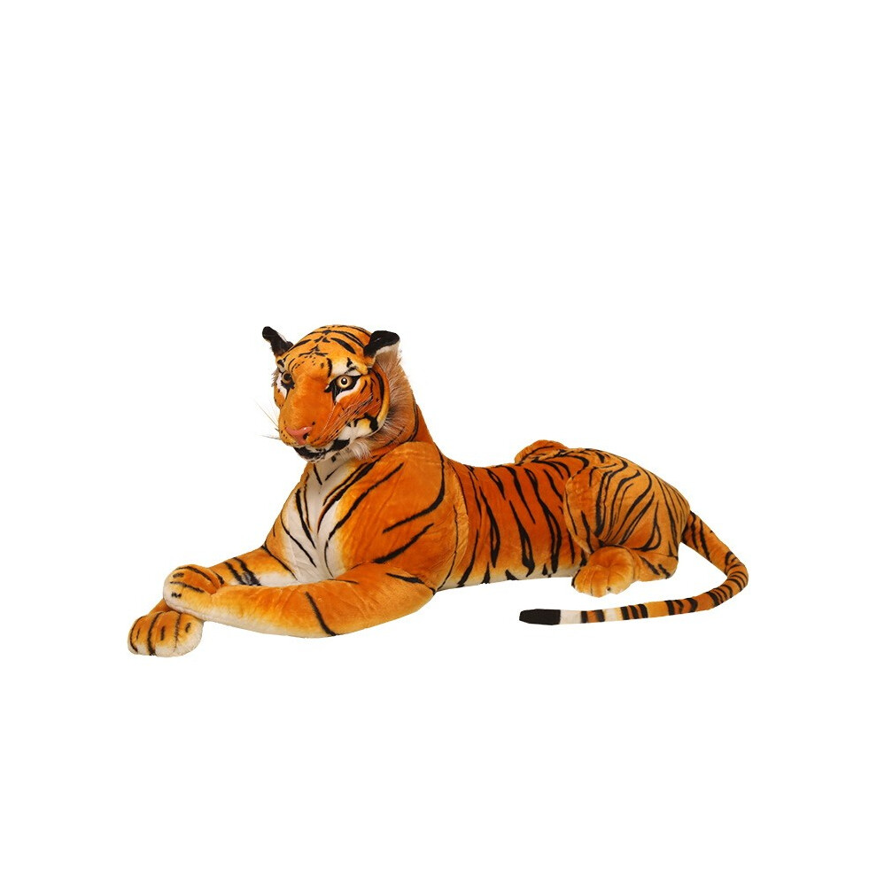 (Yellow, 40cm) Cartoon Animal Tiger Simulation Plush Toy With Pp Cotton Doll Decoration Filling-image-OPC-PGYKM7D-NEW