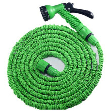 (Green, 150FT) Heavy Duty Expandable Garden & Carwash Magic Hose Pipe Spray Gun