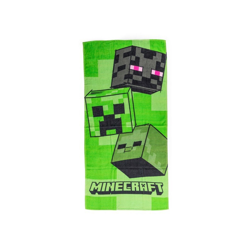 Minecraft Creeper Tower Towel