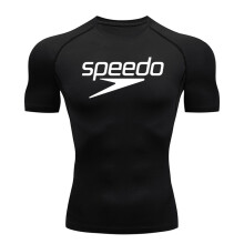 (kleur 4 - Aziatische maten XL) Heren Rash Guard Surfen Duiken T-shirt Zwemkleding Strak T-shirt met