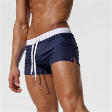 (Marine-XXL (taille asiatique)) Maillots de bain d'été pour hommes Maillot de bain Maillot de bain pour