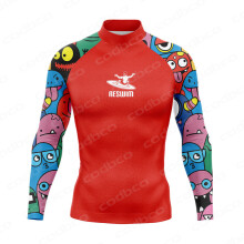 (Farbe 10–3XL, passend für 65–70 kg) Lustige Strand-UV-Schutz-Badebekleidung, Herren-Rashguards mit