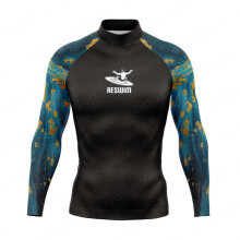 (Farbe 5–6XL, passend für 80–85 kg) Lustige Strand-UV-Schutz-Badebekleidung, Herren-Rashguards mit Aufdruck,