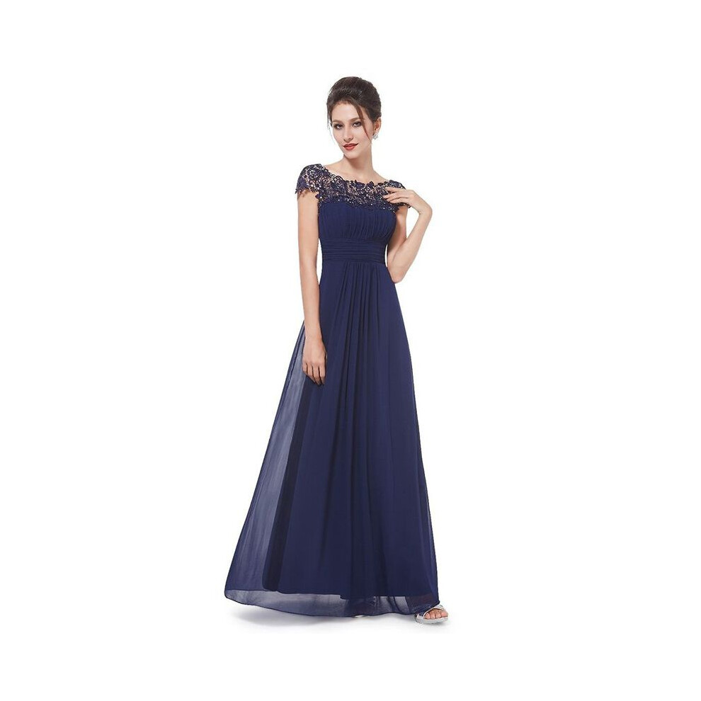 (DarkBlue, XXL) Prom Lace Women Evening Party Ball Gown Cocktail Bridesmaid Maxi Dress Wedding-image-OPC-PGYKW5G-NEW