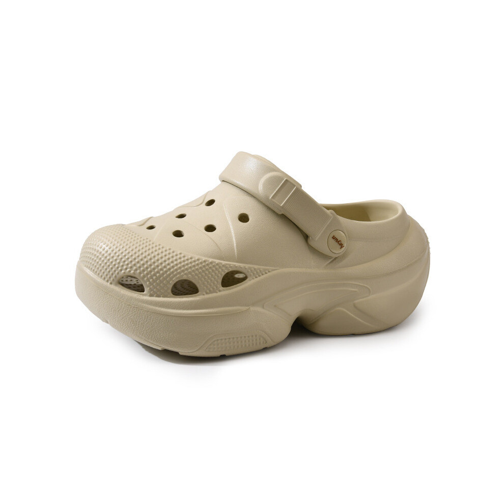 (Beige,3738)Sandales d'été confortables pour femmes sandales tendance plateforme épaisse sabots Eva