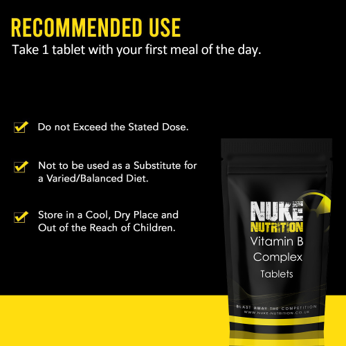 Vitamin B Complex High Strength B1, B2, B3, B5, B6, B12, Biotin x 60 Tablets 1