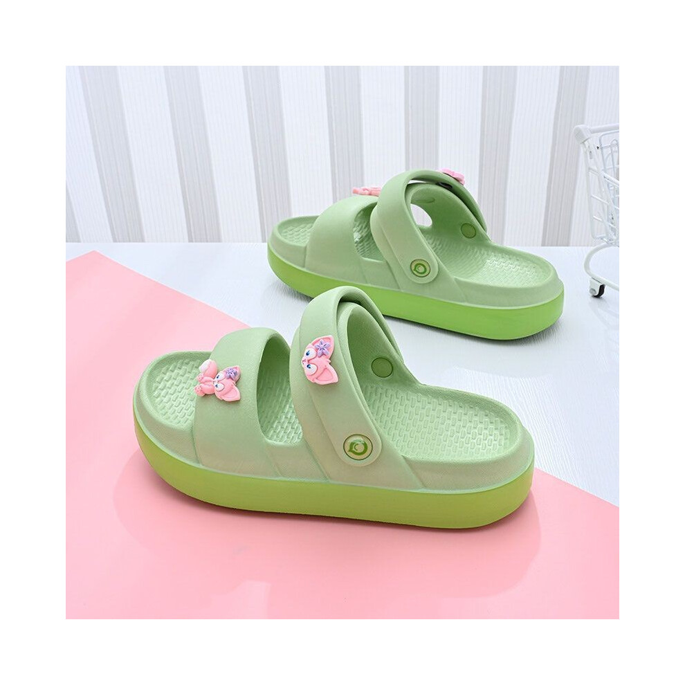 (Light Green,24/25)Sandales fille rose respirantes et légères fond souple été plage chaussures