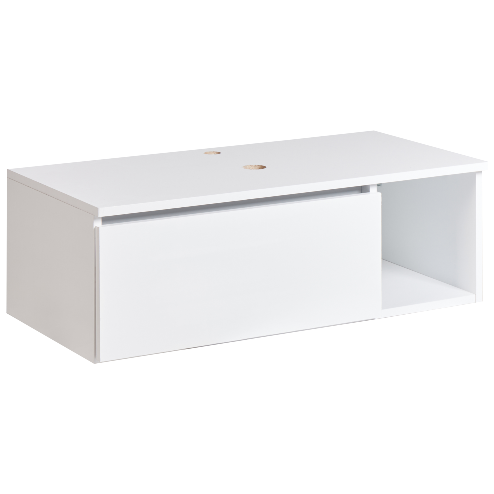 Wall Mounted Washbasin Cabinet RUPANCO 80 cm White