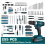 Sundpey Tool Kit with 21V Drill - Cordless Power Tool Set - 255-PCs 2