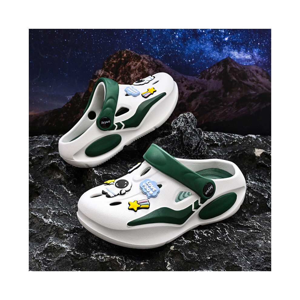 (StyleJ,34/35)Chaussures confortables respirantes pour enfants trous pour été garçons et filles sandales antidérapantes