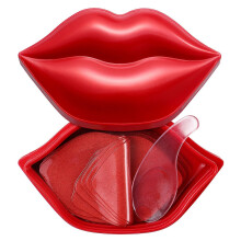 (As show, One size) 20pcs Lip Gel Masks Moisturizing Lip Pads Moisture Essence Lip Pads Wrinkle Resistant Lip Masks