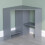 Home Discount (Grey) Hetton Corner Computer Desk PC Office Study Table 3