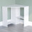Home Discount (White) Hetton Corner Computer Desk PC Office Study Table 3