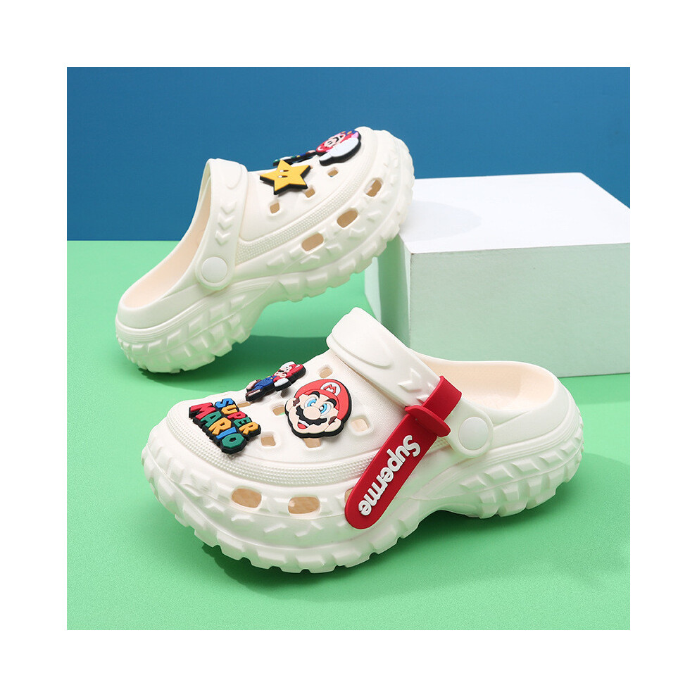 (StyleF,26/27)Sandales colorées durables style crocs enfant respirantes et antidérapantes pour s'amuser été
