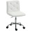 Homcom HOMCOM Modern Vanity Computer Desk Chair with Rolling Wheels, White 2