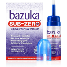 Bazuka Sub-Zero. Freezing Device for Removal of Warts and Verrucas, 50ml (Packaging may vary)