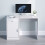 Home Discount (White) Hudson 1 Drawer 1 Door Computer Desk Office Study 6