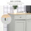 Homcom HOMCOM Sideboard Buffet Cabinet with Storage Cabinets and Drawers Grey 7