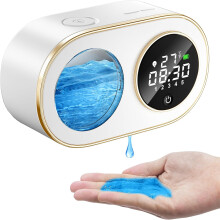 (GEL-WHITE) Automatic Soap Dispenser Touchless,Kitchen Bathroom,Modern Smart Home,USB Type-C Rechargeable,Long Battery Life