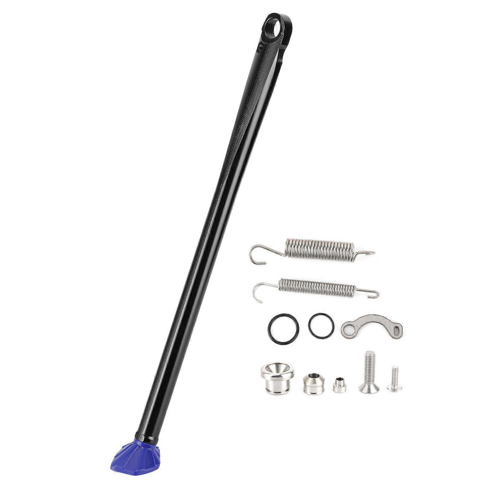 CNC Aluminum Alloy Kickstand Side Stand Accessory Fit for Husqvarna FE 250 FE 350 TE 125Black Rod Blue Foot