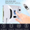 Automatic Dual Water Spray Window Cleaning Robot with Anti-Falling Sensor Edge Detection Technology, Remote Powered Washer 2
