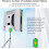 Automatic Dual Water Spray Window Cleaning Robot with Anti-Falling Sensor Edge Detection Technology, Remote Powered Washer 5