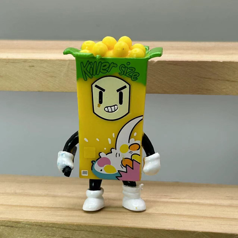 (CEREAL KILLER) Stumble Guys Mini Figure 8cm.STUMBLE 3D MINI FIGURES