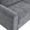 MORE4HOMES (Charcoal) ROMA 3 SEATER FABRIC CORNER SOFA 6