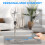 Homcom HOMCOM Metal Pedestal Fan with Oscillating, Adjustable Height, Timer 6