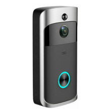 (Doorbell Only(Black)) Wireless Video Doorbell Camera WiFi Smart Doorring