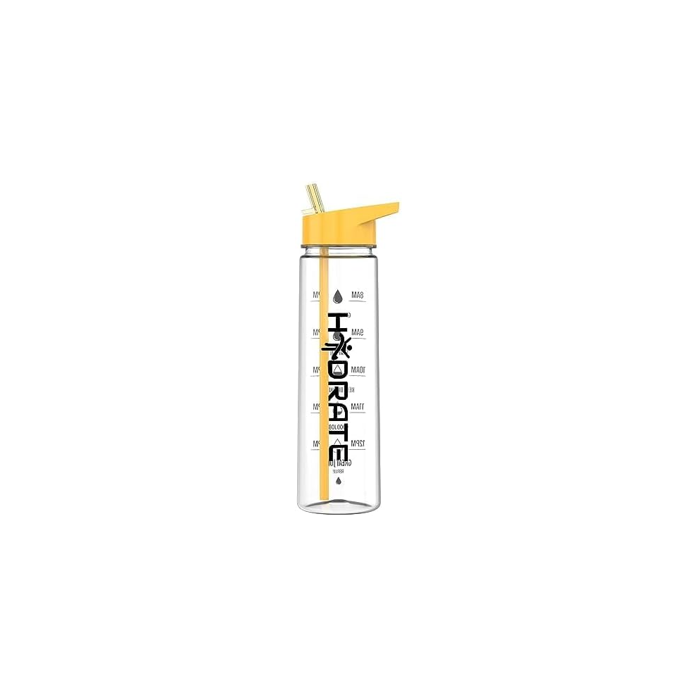 HYDRATE Water Bottles Motivational premium 900ml water bottles with