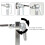 (As show, One size) 1 Set Handsaw Woodworking Saws Multi Purpose Adjustable Cutting U-shaped Saws 4