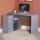 Home Discount (Grey) Longton Computer Desk Corner Adjustable L Shape 3