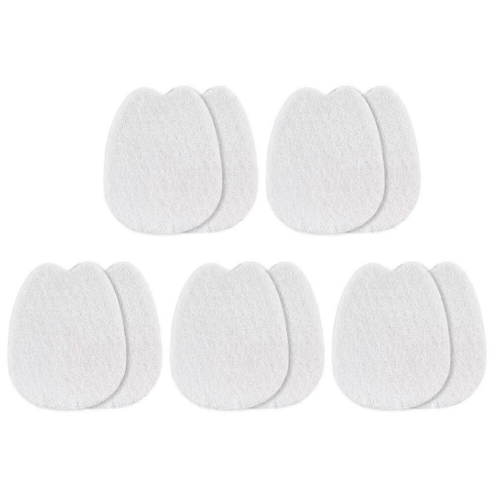 (As show, One size) 10 pcs Felt Metatarsal Feet Pads Ball of Foot Cushion Forefoot Support Pad Foot Cushion