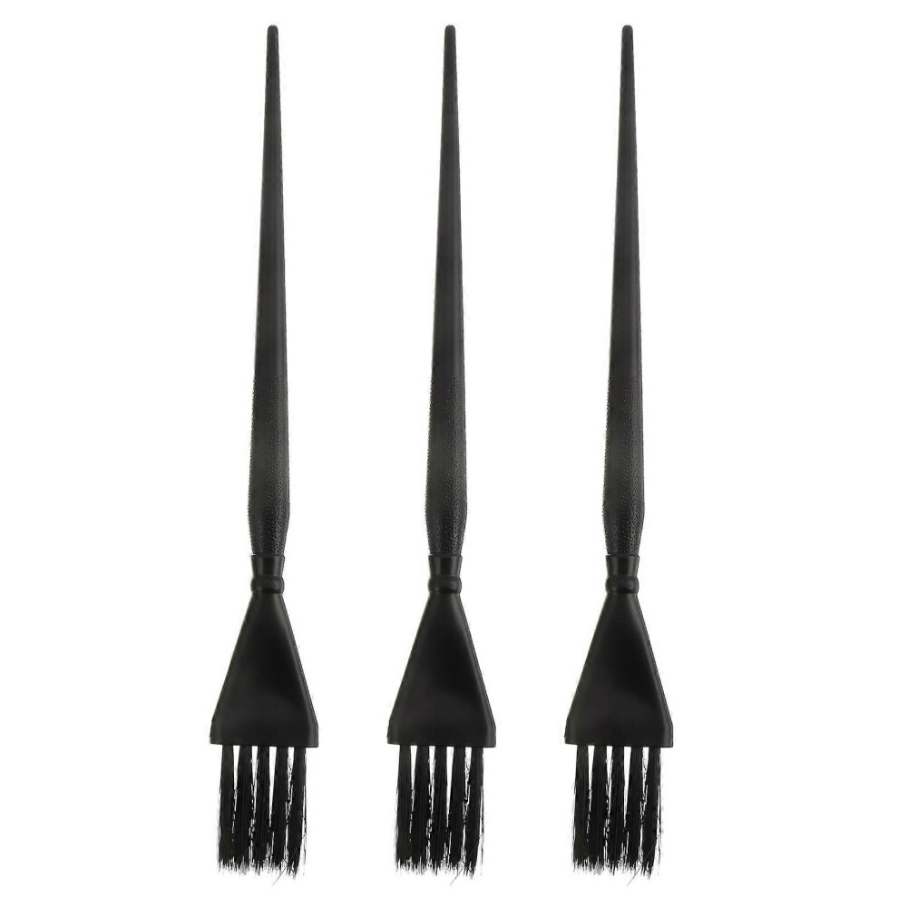 (As show, One size) 3pcs Hair Dye Brush Hair Coloring Brush Hair Dyeing Brush Bleach Tint Brush