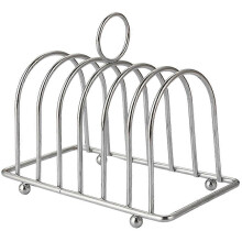(As show, One size) Toast Rack Metal Slice Bread Rack Desktop Slice Toast Stand Kitchen Gadget