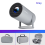 Magcubic Projector HY300 Pro 4K Android 11 Dual Wifi6 260ANSI 4