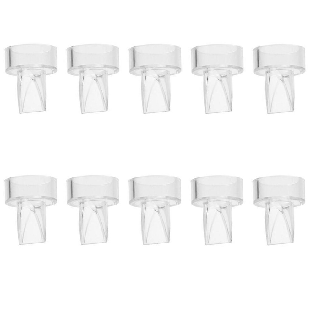 (As show, One size) 10pcs Manual Breast Pump Accessories Reverse Backflow Preventer Duck Beak