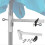 Parasol Holder Courtyard Patio Umbrella Fixing Holder Adjustable 2