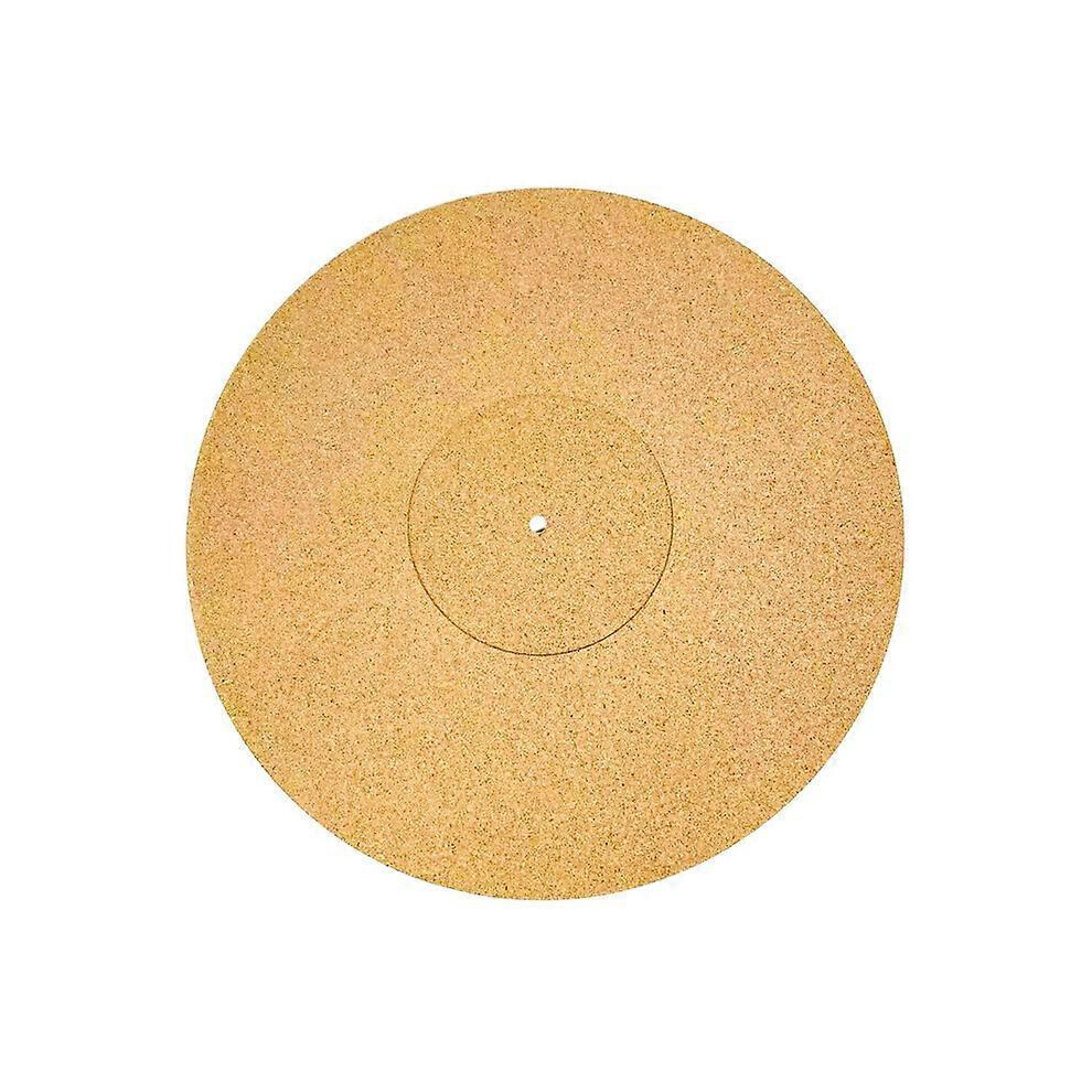 (As Show, One Size) Vinyl Record Mat Anti-Static Turntable Protective Pad Turntable Record Player Cork Mat 4069016334611