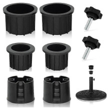 8 Pcs Umbrella Base Stand Hole Ring Plug Cover and Cap Patio Umbrella Stand Replacement Parts Stand