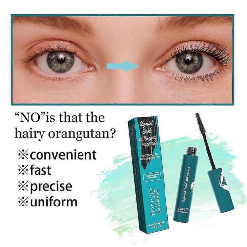 (Brown) Thrive Causemetics Liquid Lash Extensions Mascara Thick Curling Waterproof 2