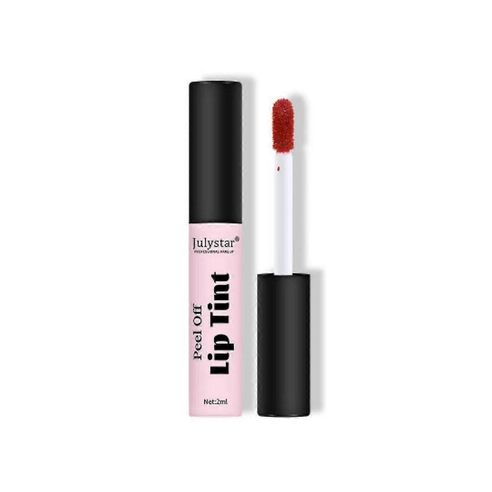 (color01) 6 Colors Lip Stain Peel off Lip Tint Stain Tattoo Color Waterproof Long Lasting