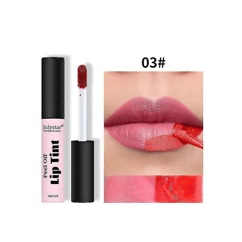 (color03) 6 Colors Lip Stain Peel off Lip Tint Stain Tattoo Color Waterproof Long Lasting-image-OPC-PGYNSPN-NEW