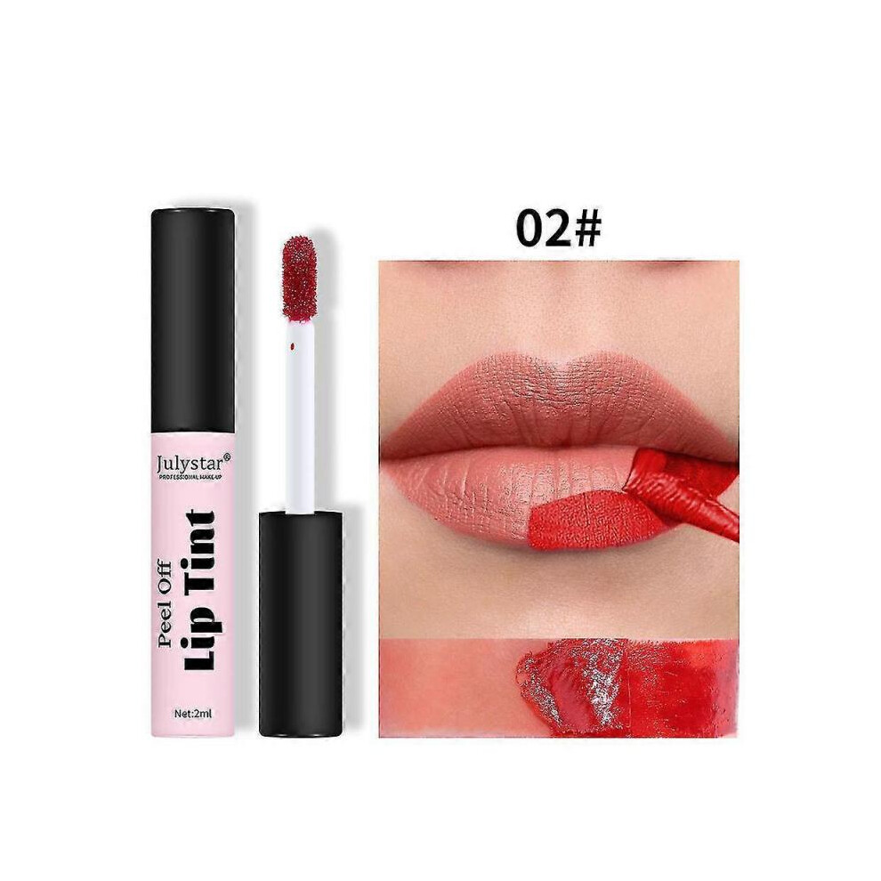 (color02) 6 Colors Lip Stain Peel off Lip Tint Stain Tattoo Color Waterproof Long Lasting-image-OPC-PGYNSPM-NEW