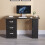 Home Discount (Black) Mason 3 Drawer Shelf Computer Desk PC Office Study 5